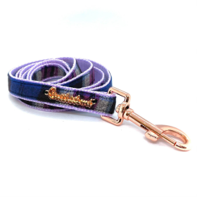 Heather tartan leash