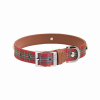 Highland Tartan Dog Collar (Red, Blue)