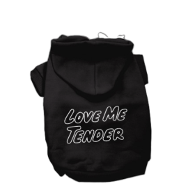 Love Me Tender- Dog Hoodie (size: XL)