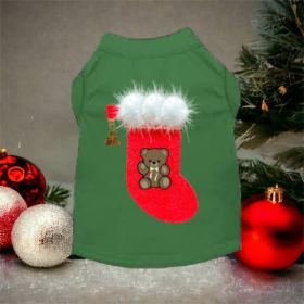 Chewy Vuitton Stocking Bear Shirt-Dog Shirt (size: small)