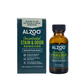 ALZOO Concentrated Stain & Odor Remover (size: Refill 1.1 oz)