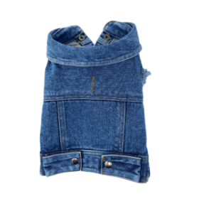 Authentic Denim Vest (Color: Indigo, size: medium)