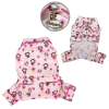 Girly Monkey Flannel Pajamas with 2 Pockets