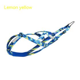 Dog Sled Chest Strap Hand Holding Rope (Option: Blue-Size Xxl)