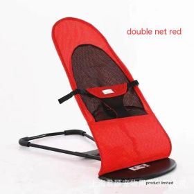 New Portable Dog Rocking Chair (Option: Double Mesh Red-Bag)