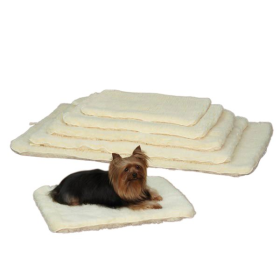 Slumber Pet Double Sided Sherpa Mat (Color: Natural, size: XSmall)