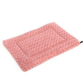 Pet Pad Dual-use Dog Mattress Four Seasons Easy To Clean Oxford Cloth Mat Dog Cage Mat (Option: Light Pink-XL)