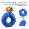 Soft Dog Cone Collar for After Surgery - Inflatable Dog Neck Donut Collar - Elizabethan Collar for Dogs Recovery