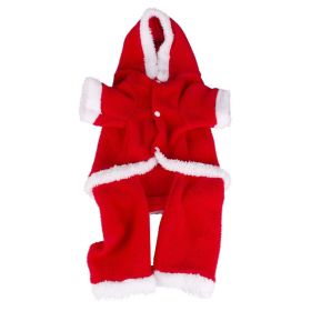 Dog Clothes Warm Creative Holiday Clothing (Option: Red Christmas Clothes-S)